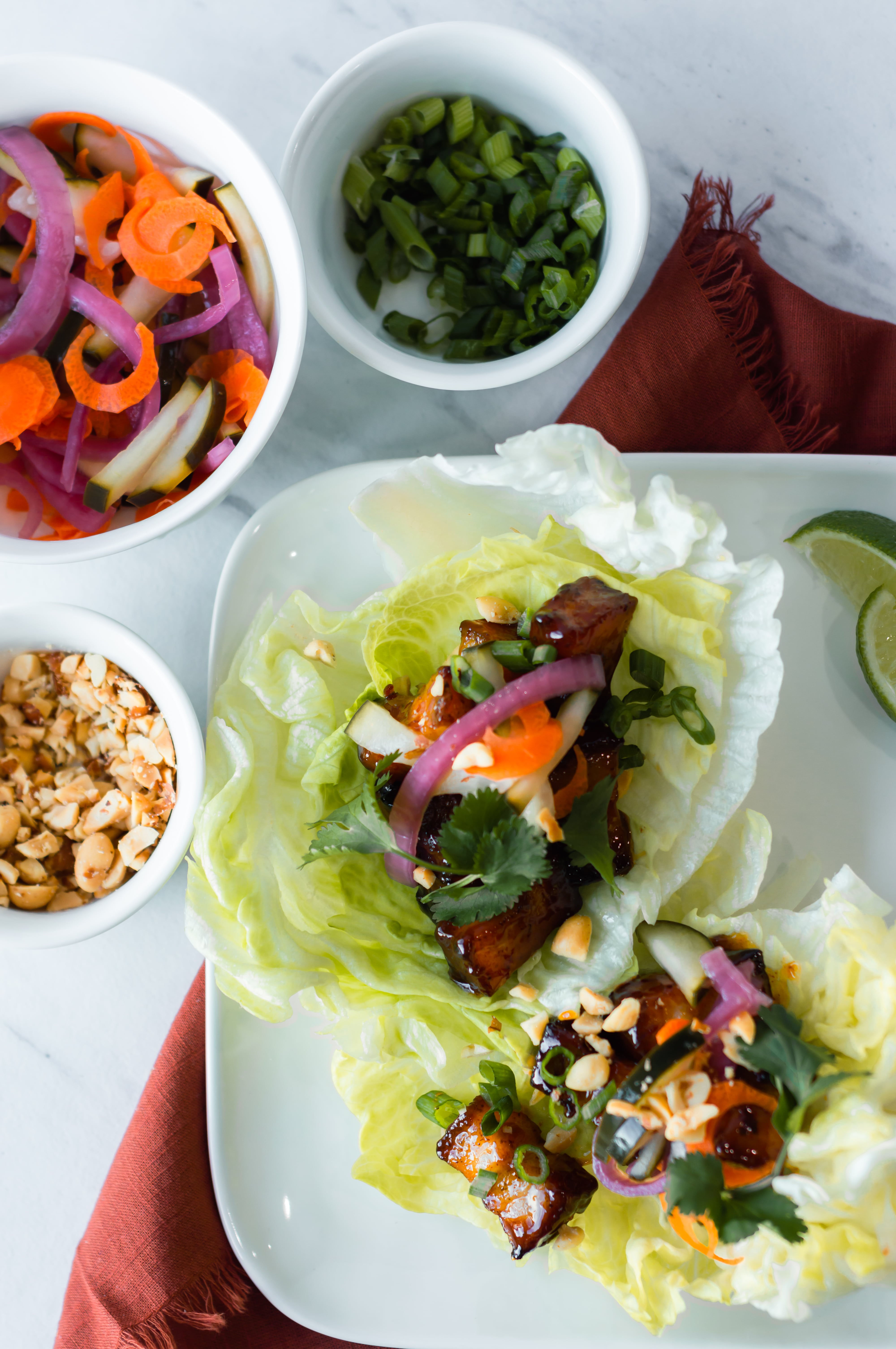 Pork Belly Lettuce Wraps